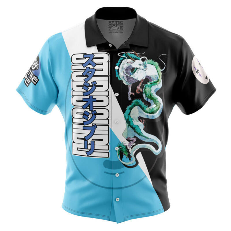 Spirited Away Studio Ghibli Button Up Hawaiian Shirt