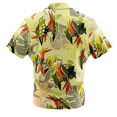 Tapu Koko Pokemon Button Up Hawaiian Shirt