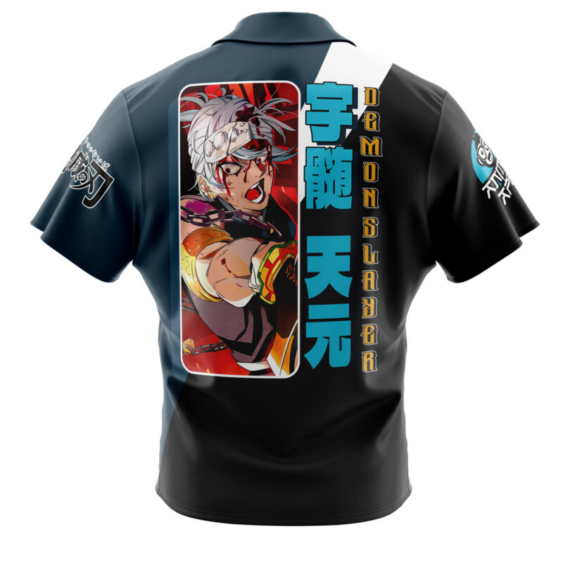Uzui Tengen Demon Slayer Button Up Hawaiian Shirt - Image 2