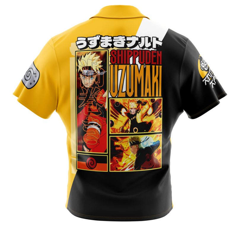 Uzumaki Shippuden Button Up Hawaiian Shirt - Image 2