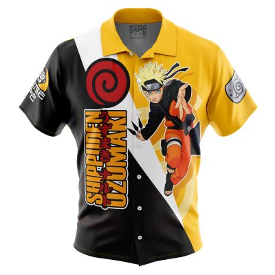 Uzumaki Shippuden Button Up Hawaiian Shirt