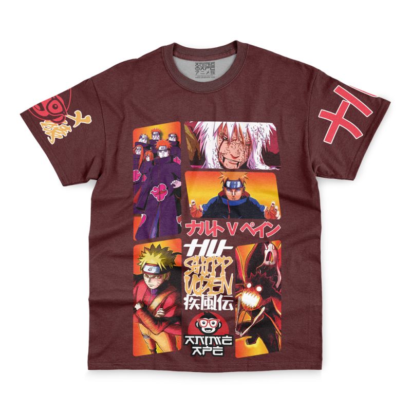 Pain's Assault Shippuden Streetwear T-Shirt - Image 4