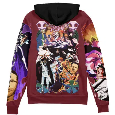 Thousand Year Blood War Arc Bleach Streetwear Zip Hoodie Jacket