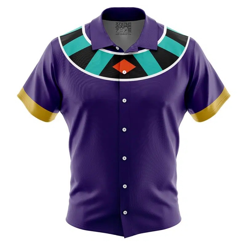 Beerus DBZ Button Up Hawaiian Shirt