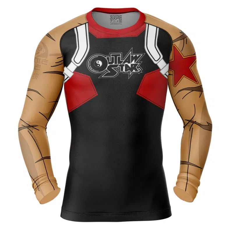 Gene Starwind V2 Outlaw Star Long Sleeve Rash Guard Compression