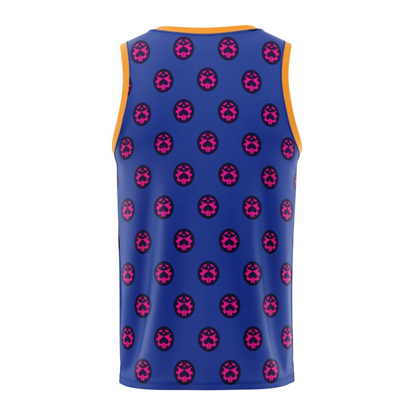 Giorno Giovanna Anime Jojo's Bizarre Adventure Basketball Jersey - Image 2