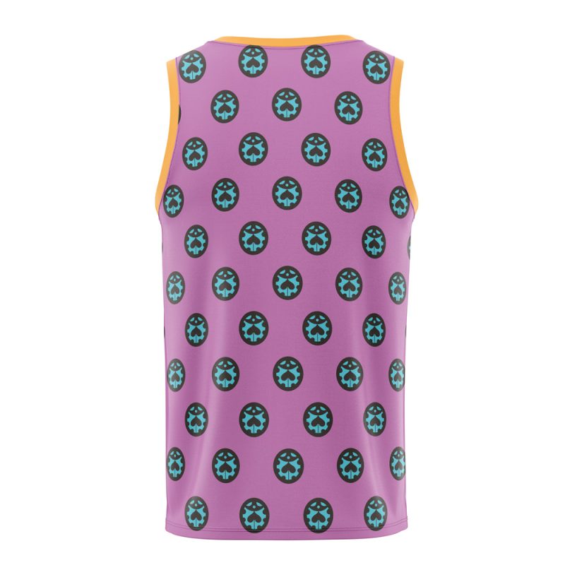 Giorno Giovanna Manga Jojo's Bizarre Adventure Basketball Jersey - Image 2