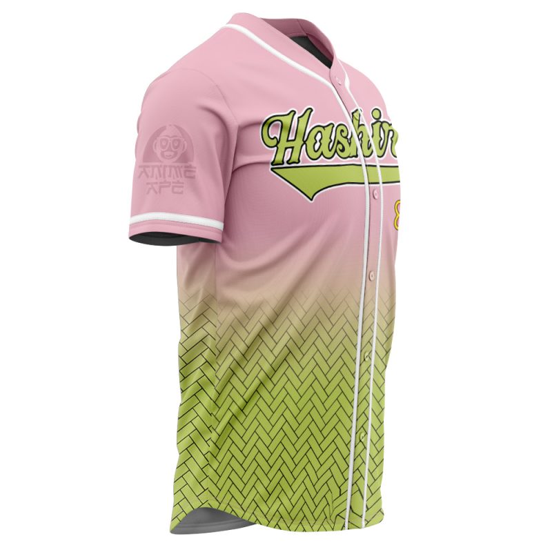 Hashira Mitsuri Kanroji Demon Slayer Baseball Jersey