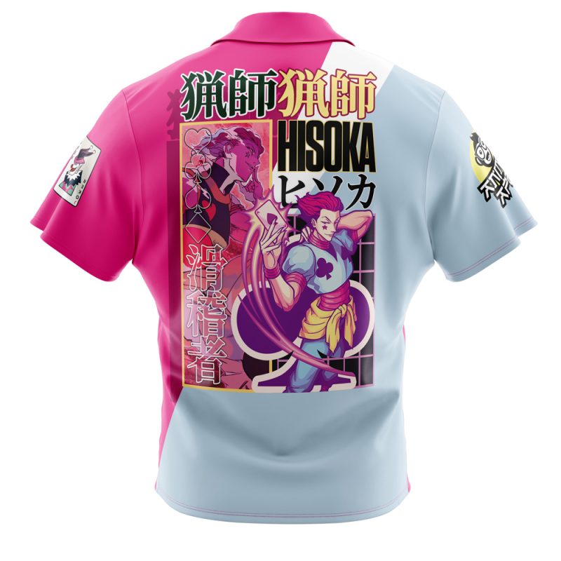 Hisoka Morow Hunter x Hunter Button Up Hawaiian Shirt - Image 2