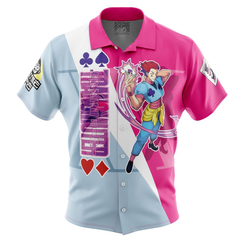 Hisoka Morow Hunter x Hunter Button Up Hawaiian Shirt