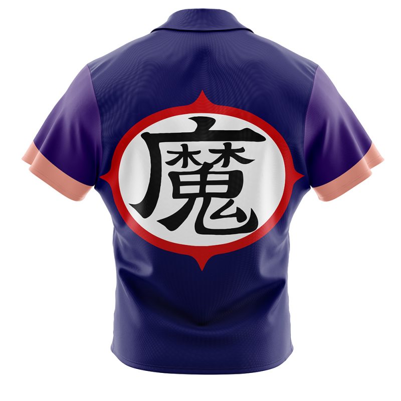 Kid Piccolo Dragon Ball Z Button Up Hawaiian Shirt - Image 2
