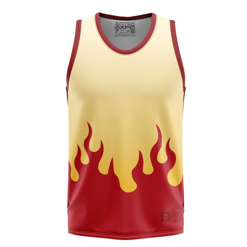 Kyojuro Rengoku Demon Slayer Basketball Jersey