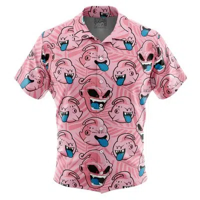 Majin Boo DBZ Button Up Hawaiian Shirt
