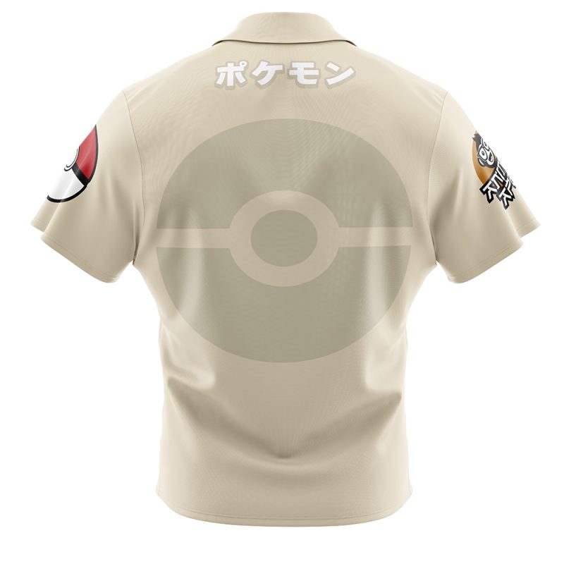 Mimikyu Face Pokemon Button Up  Hawaiian Shirt - Image 2