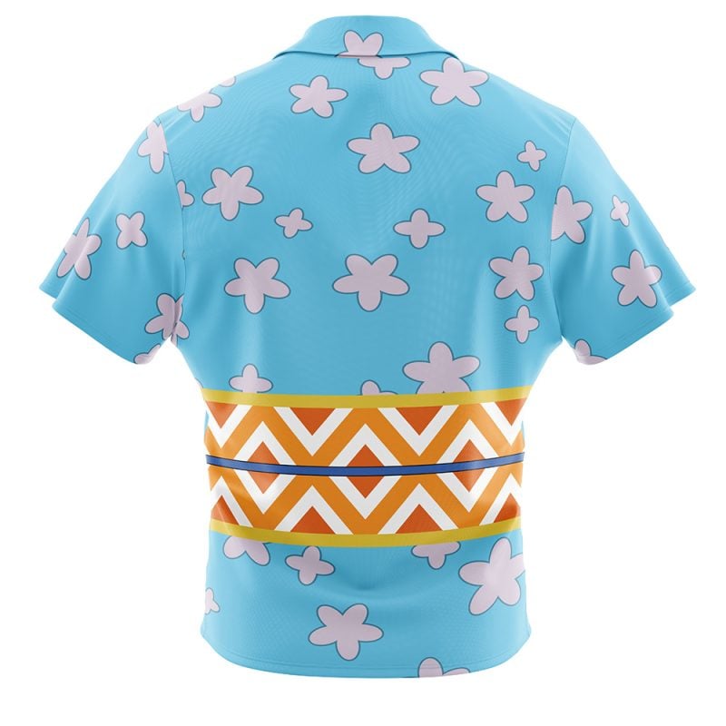 Nami Wano Arc One Piece Button Up Hawaiian Shirt - Image 2