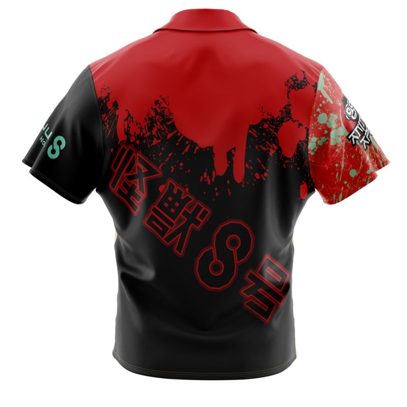 New Monster Shonen Kaiju no 8 Button Up Hawaiian Shirt - Image 2