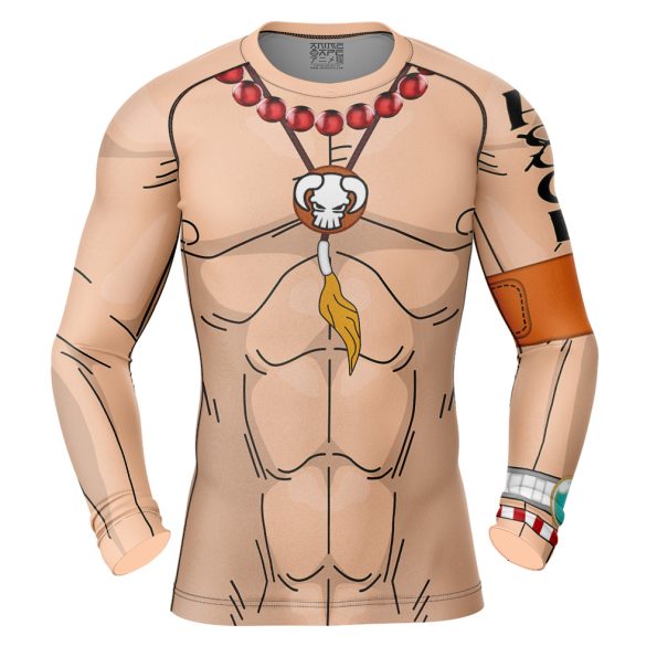 Portgas D Ace OP Rash Guard Compression