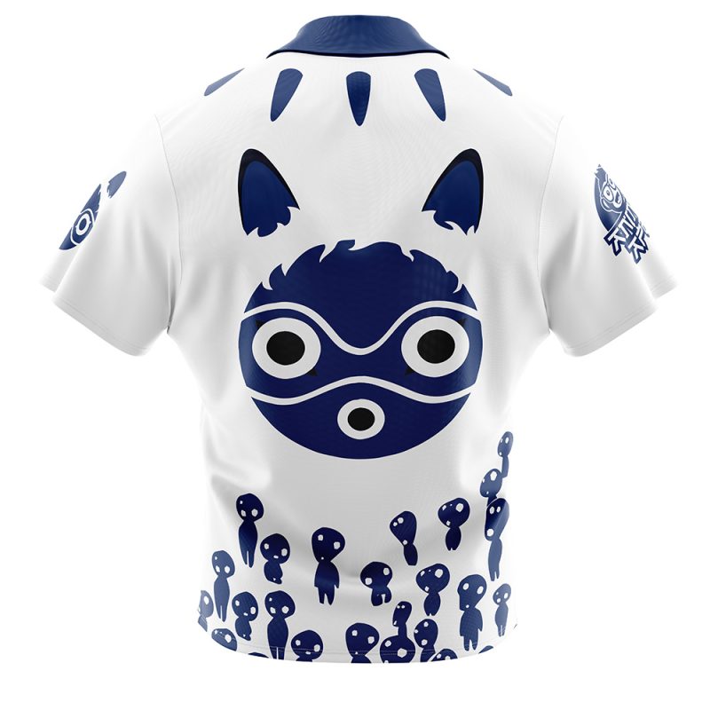 Princess Mononoke Button Up Hawaiian Shirt - Image 2