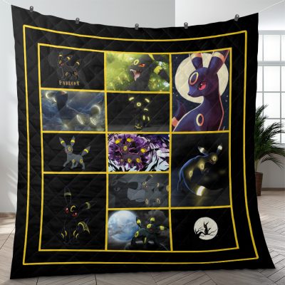 Umbreon Collage Pokemon Quilt Blanket