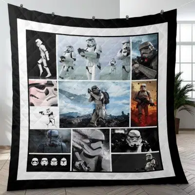 Storm Trooper Star Wars Quilt Blanket