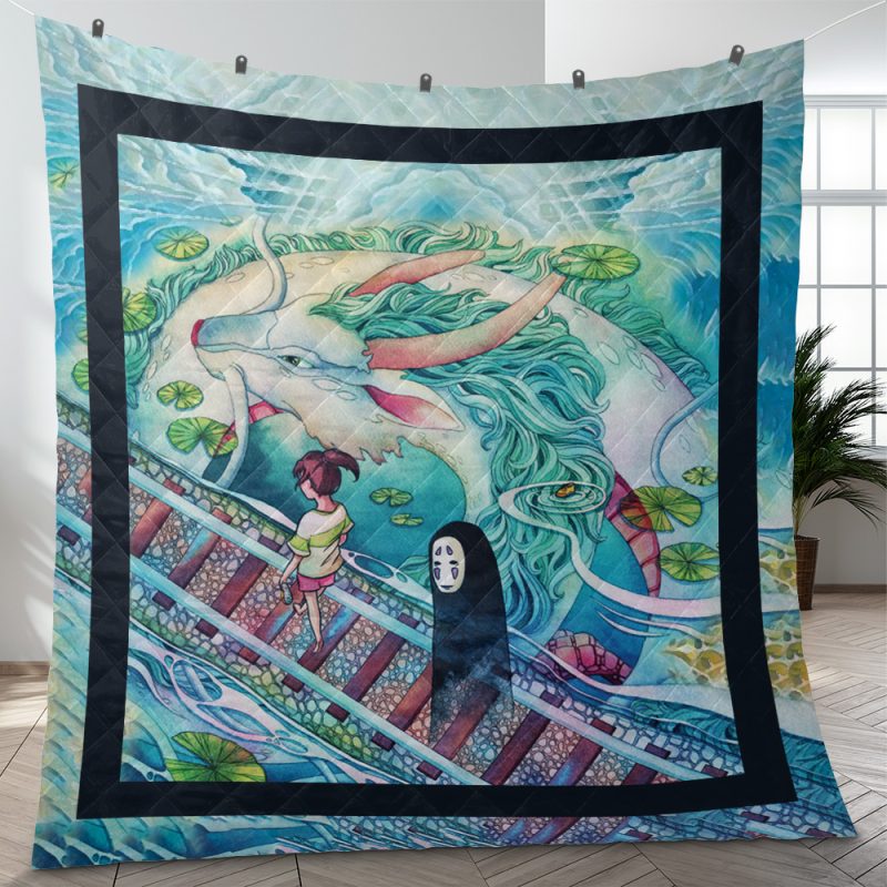 Spirited Away Studio Ghibli Quilt Blanket