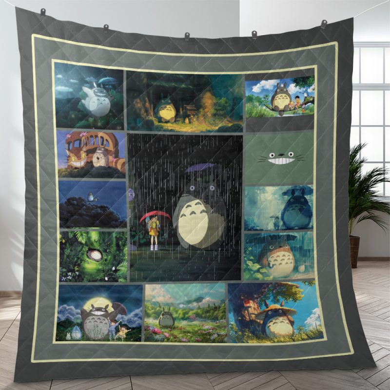 My Neighbor Totoro Studio Ghibli Quilt Blanket
