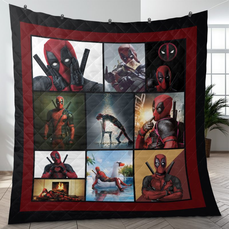 Deadpool Marvel Comics Quilt Blanket