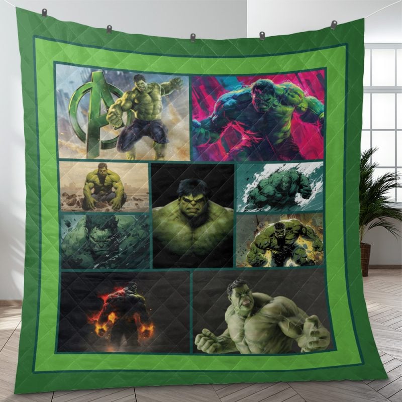 Hulk Marvel Comics Quilt Blanket