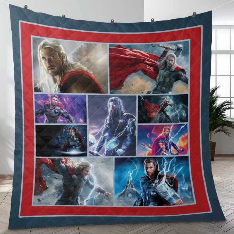 Thor Marvel Comics Quilt Blanket