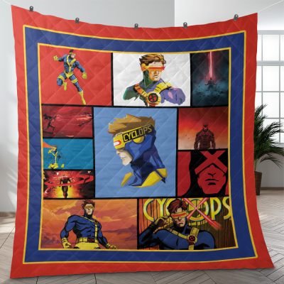 Cyclops Marvel Comics Quilt Blanket
