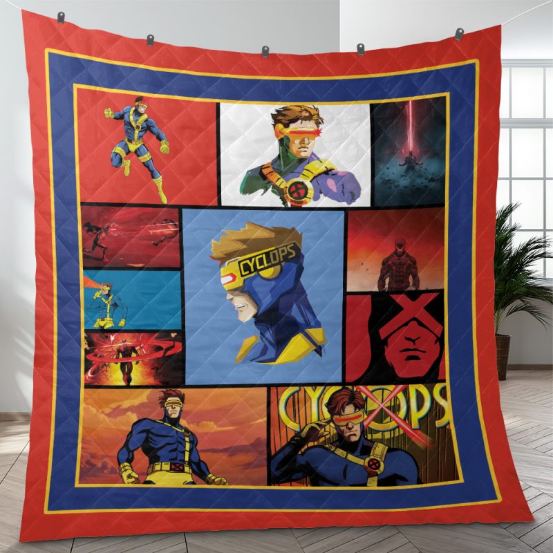 Cyclops Marvel Comics Quilt Blanket