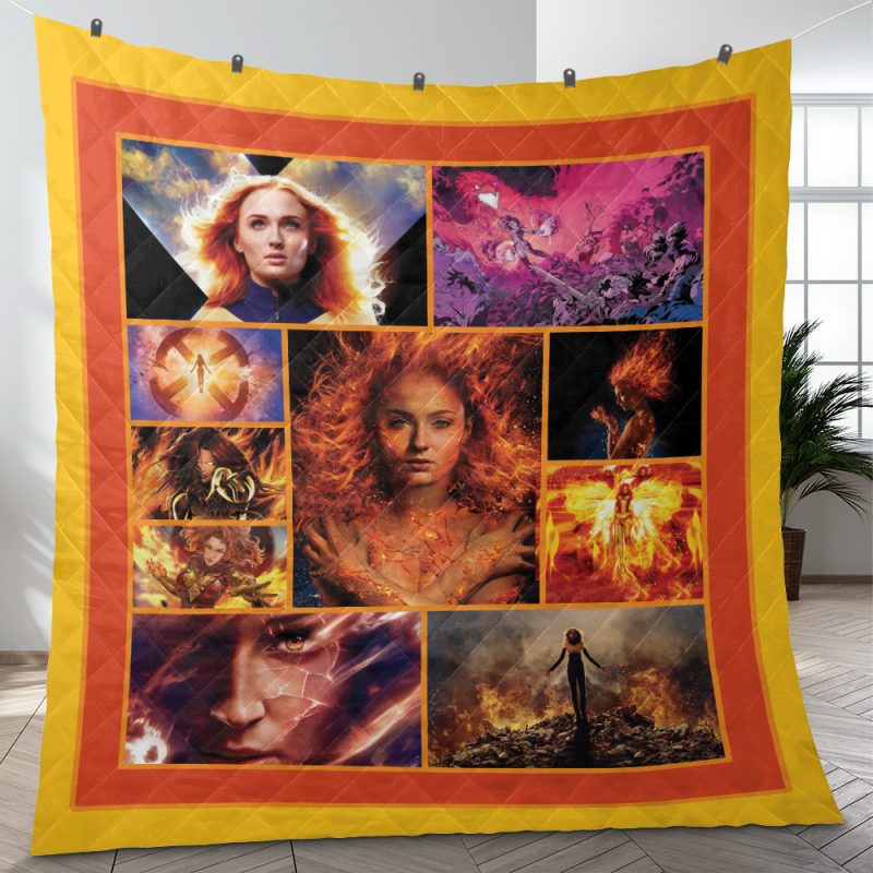 Dark Phoenix Marvel Comics Quilt Blanket