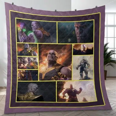 Thanos Marvel Comics Quilt Blanket