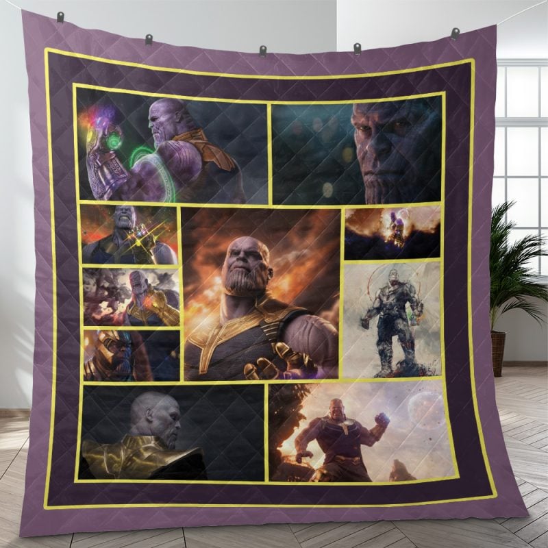 Thanos Marvel Comics Quilt Blanket