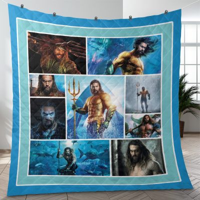 Aquaman DC Comics Quilt Blanket