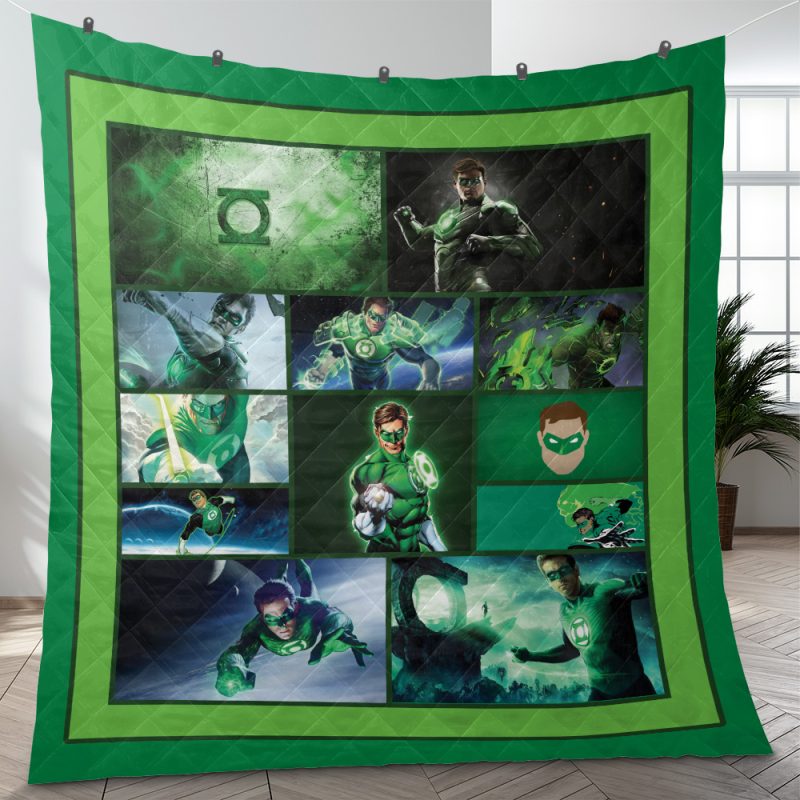 Green Lantern DC Comics Quilt Blanket