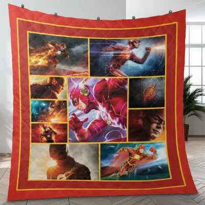 The Flash DC Comics Quilt Blanket