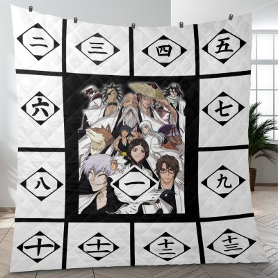 Bleach Gotei 13 Quilt Blanket