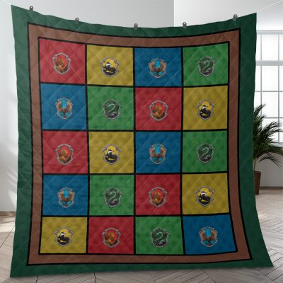 Harry Potter Houses Quilt Blanket
