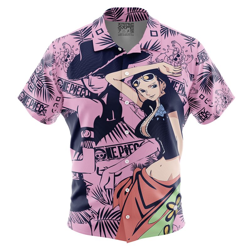 Nico Robin Aloha OP Button Up Hawaiian Shirt
