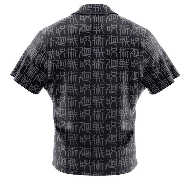 Satoru Gojo Jujutsu Kaisen Button Up Hawaiian Shirt - Image 2