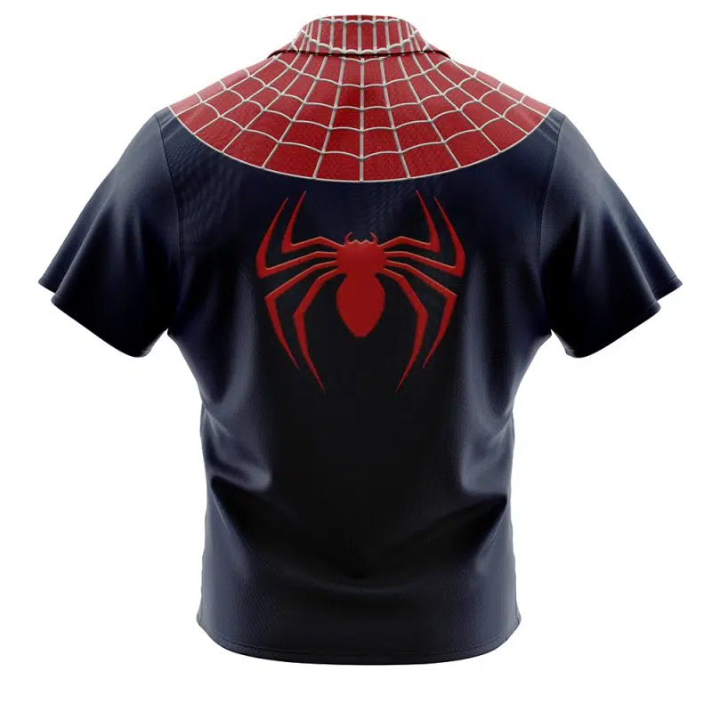 Spiderman Marvel Comics Button Up Hawaiian Shirt - Image 2