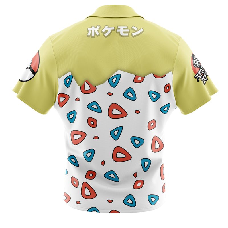 Togepi Face Pokemon Button Up Hawaiian Shirt - Image 2