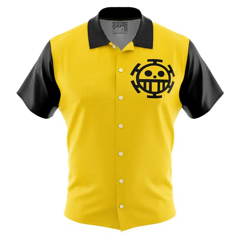 Trafalgar D Water Law OP Button Up Hawaiian Shirt