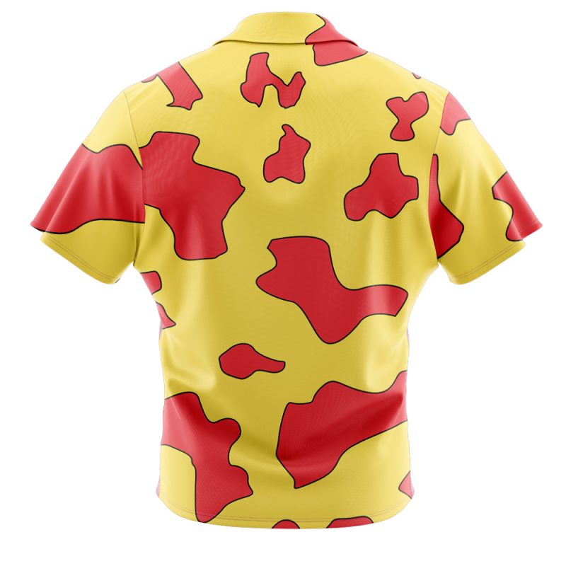 Trafalgar Law Film Red OP Button Up Hawaiian Shirt
