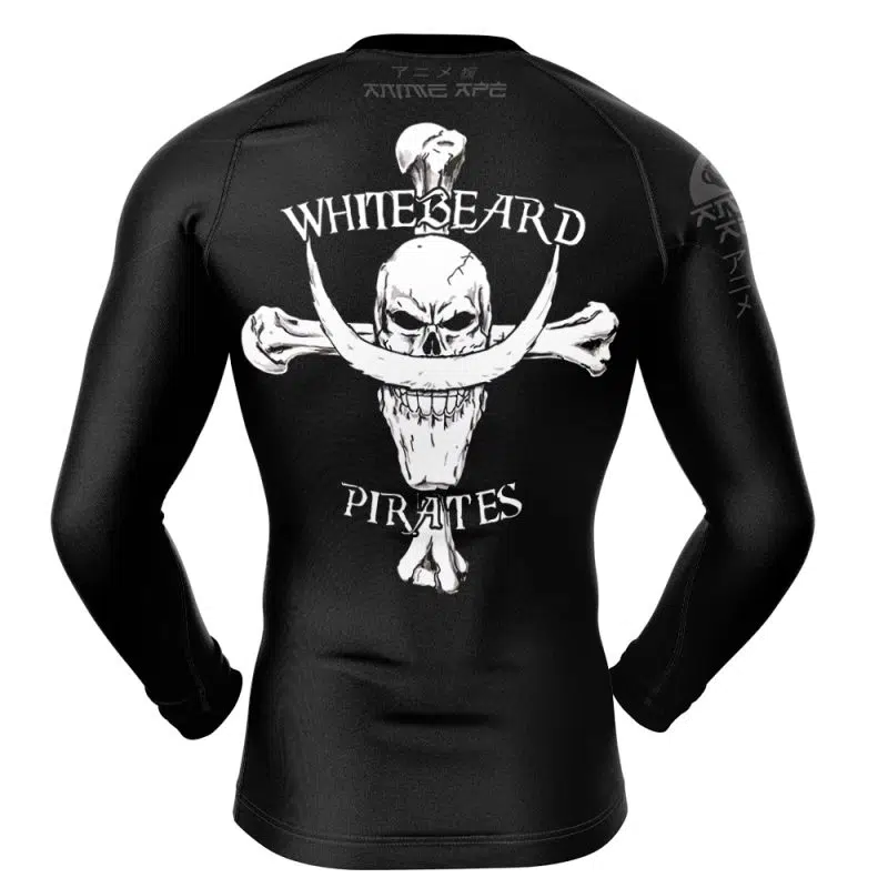 Whitebeard Skull OP Rash Guard Compression
