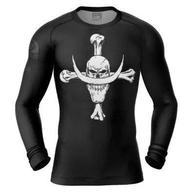 Whitebeard Skull OP Rash Guard Compression