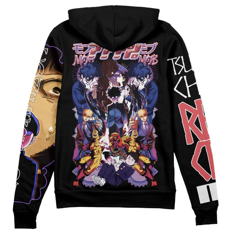 Final Arc Mob Psycho 100 Streetwear Zip Hoodie Jacket