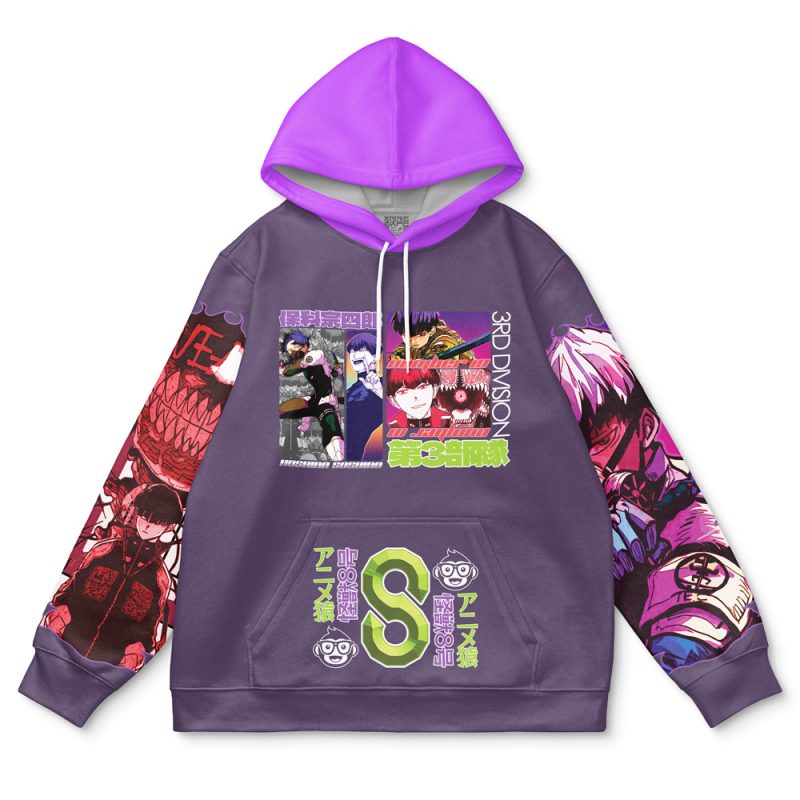 Hoshina Soshiro Kaiju No. 8 Streetwear Hoodie - Image 2