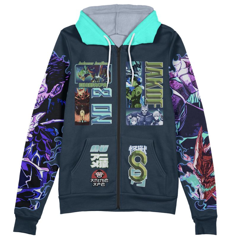 Hibino Kafka Kaiju No. 8 Streetwear Zip Hoodie Jacket - Image 2